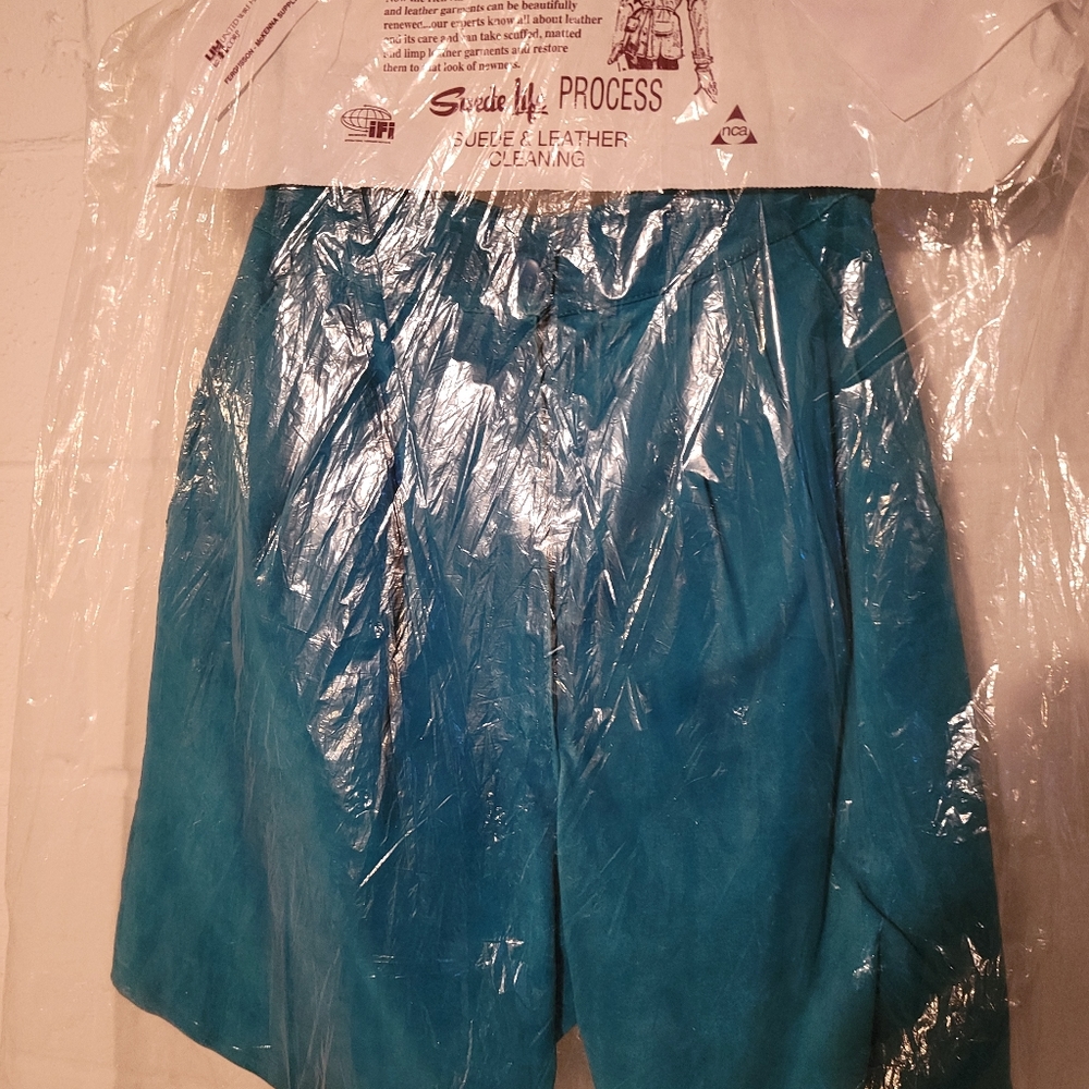 Suede shorts
